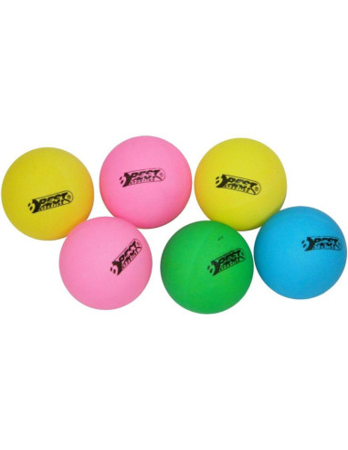 Piłeczki do tenisa stołowego kolorowe 6szt best sporting