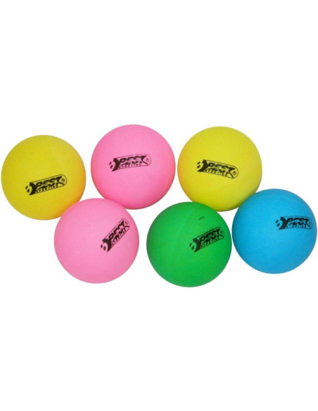 Piłeczki do tenisa stołowego kolorowe 6szt best sporting