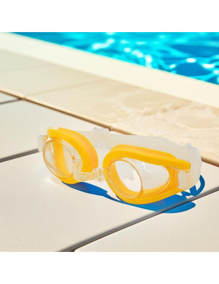 Okularki pływackie junior żółty