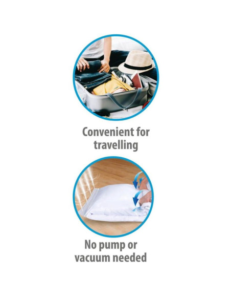 Worek próżniowy do przechowywania ubrań, pościeli 60x80cm alpina