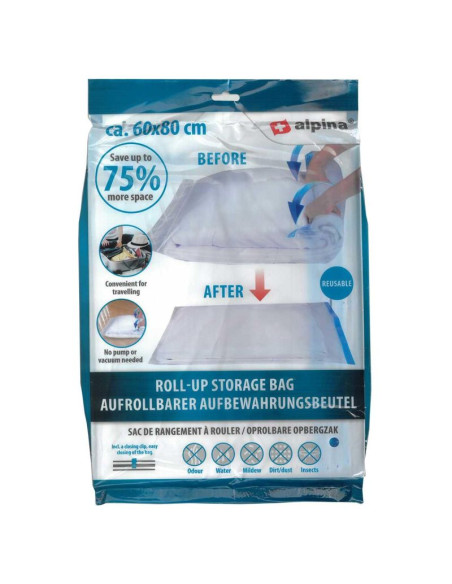 Worek próżniowy do przechowywania ubrań, pościeli 60x80cm alpina