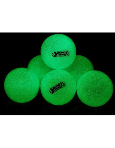 Piłeczki do tenisa stołowego świecące 6szt best sporting