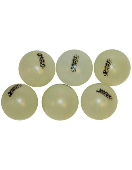 Piłeczki do tenisa stołowego świecące 6szt best sporting