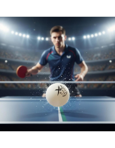 Piłeczki do tenisa stołowego xqmax 3 gwiazdki 12szt białe