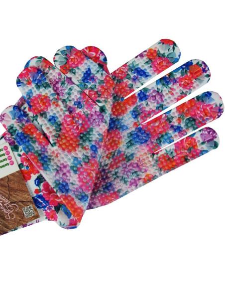 Rękawice ogrodowe flower r.6/xs