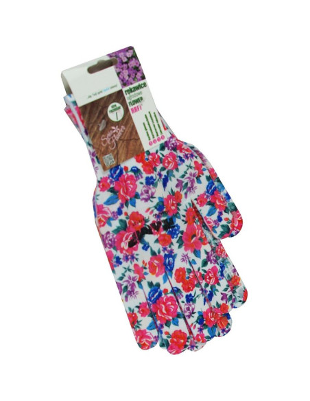 Rękawice ogrodowe flower r.6/xs