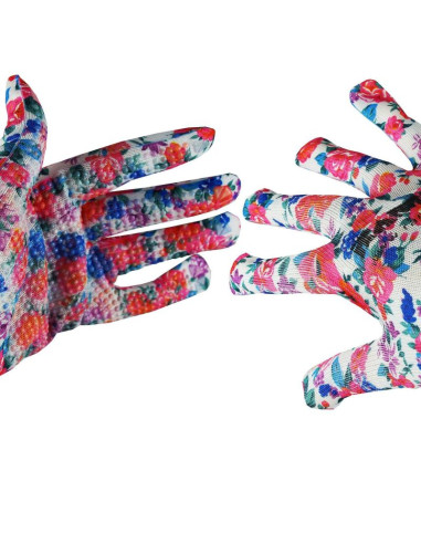 Rękawice ogrodowe flower r.6/xs