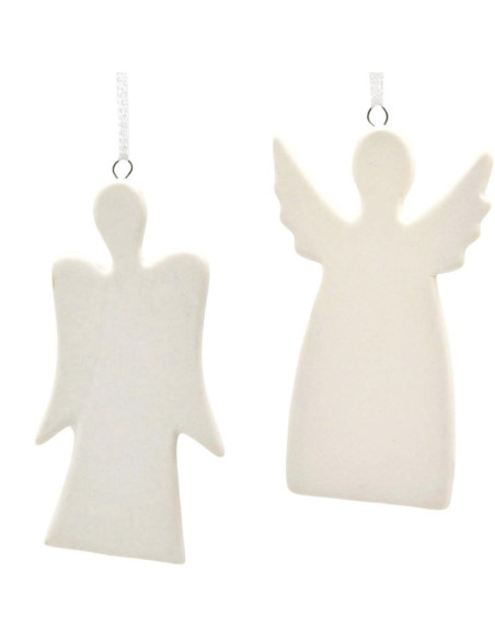 Zestaw dwóch zawieszek aniołków diy 5x0,5x10,5cm