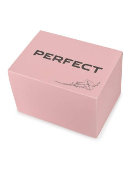 Pudełko perfect na zegarek - róż pudrowy