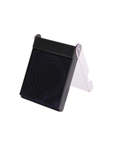 Etui  plastikowe na medal 70mm 116x84x18mm  niebiesk - a005b bk/bu
