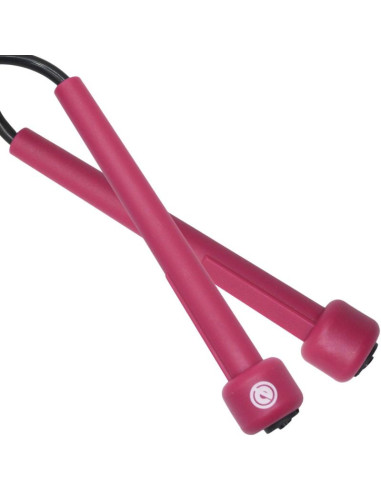 Skakanka szybkościowa pvc 285cm różowa enero fit