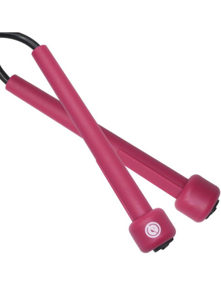 Skakanka szybkościowa pvc 285cm różowa enero fit