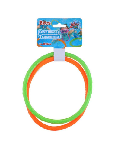 Ringo do nurkowania 2szt zielony i pomarańczowy