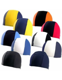 Czepek kąpielowy uniwersalny shepa lycra 3 czerwono/czarny