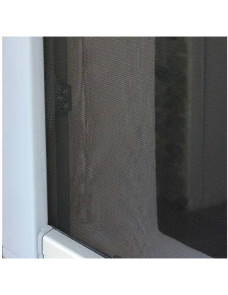 Moskitiera okno 100x100 biala poliester+taśma rzep