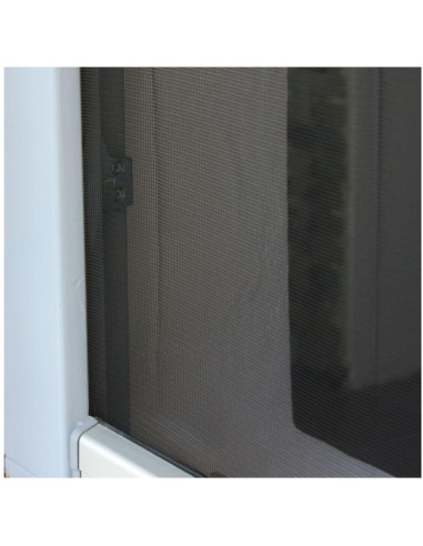 Moskitiera okno 100x100 biala poliester+taśma rzep
