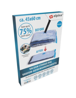 Worek próżniowy do przechowywania ubrań, pościeli 45x60cm alpina