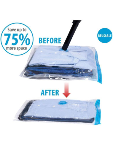 Worek próżniowy do przechowywania ubrań, pościeli 45x60cm alpina