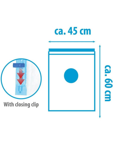 Worek próżniowy do przechowywania ubrań, pościeli 45x60cm alpina