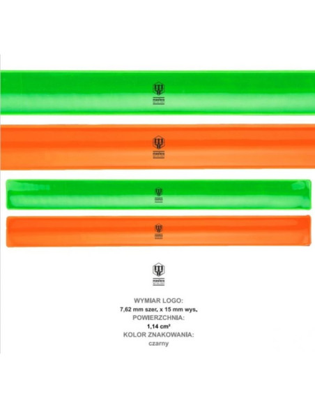 Opaska samozaciskowa odblaskowa oso-mfe