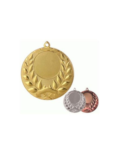 Medal złoty ogólny z miejscem na emblemat 25 mm - medal stalowy