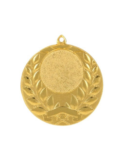 Medal złoty ogólny z miejscem na emblemat 25 mm - medal stalowy 2