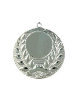 Medal srebrny ogólny z miejscem na emblemat 25 mm - medal stalowy