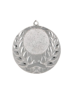 Medal srebrny ogólny z miejscem na emblemat 25 mm - medal stalowy 2