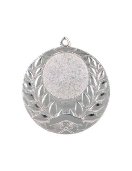 Medal srebrny ogólny z miejscem na emblemat 25 mm - medal stalowy