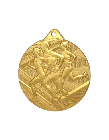 Medal złoty biegi 50mm