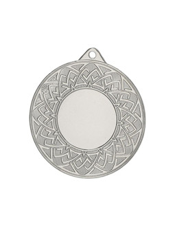 Medal srebrny ogólny z miejscem na emblemat 25 mm - stalowy