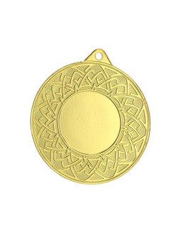 Medal złoty ogólny z miejscem na emblemat 25 mm - stalowy