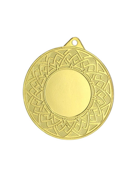 Medal złoty ogólny z miejscem na emblemat 25 mm - stalowy