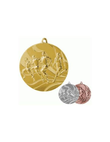 Medal złoty- biegi - medal stalowy 50mm