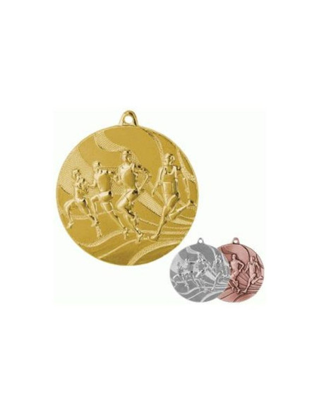 Medal złoty- biegi - medal stalowy 50mm
