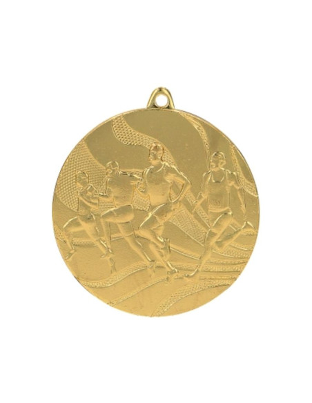 Medal złoty- biegi - medal stalowy 50mm