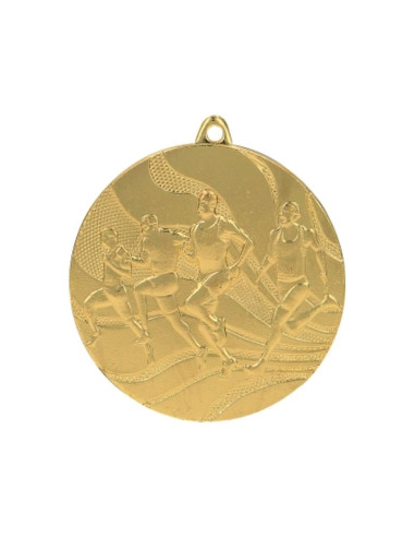 Medal złoty- biegi - medal stalowy 50mm