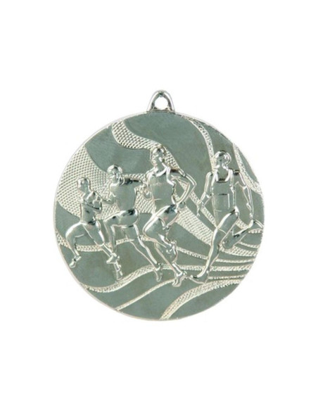 Medal srebrny- biegi - medal stalowy