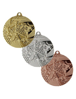 Medal złoty lekkaatletyka- medal stalowy