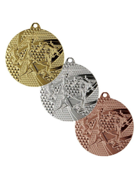 Medal złoty lekkaatletyka- medal stalowy