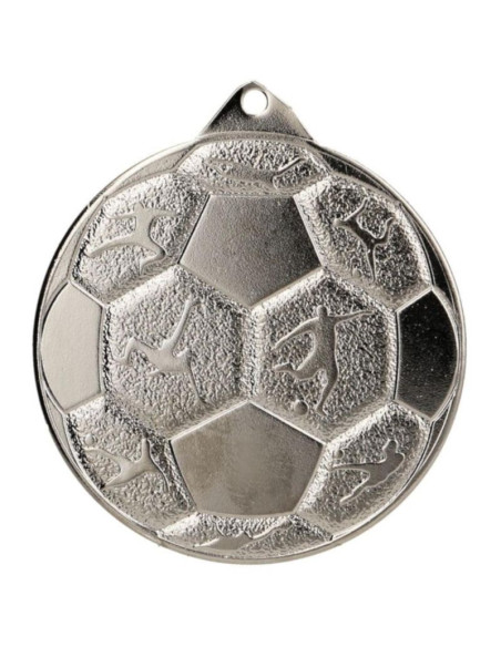 Medal stalowy piłka nozna fi 50 mmc8850/s - srebrny