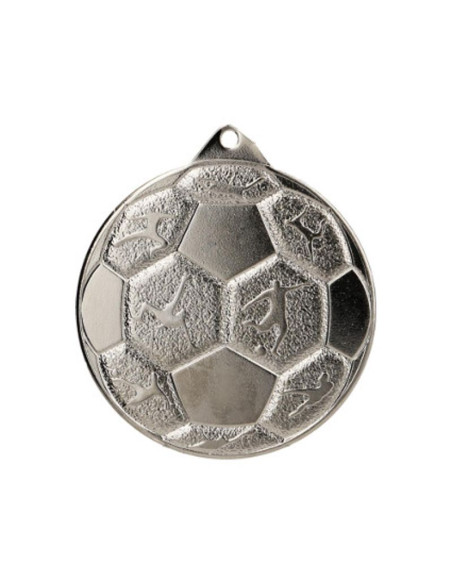 Medal stalowy piłka nozna fi 50 mmc8850/s - srebrny