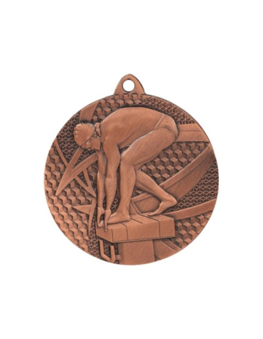 Medal brązowy- pływanie - medal stalowy