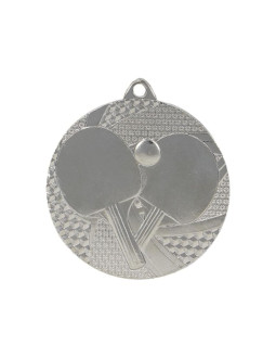 Medal srebrny- tenis stołowy - medal stalowy 2