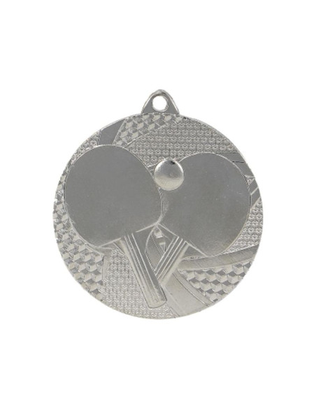 Medal srebrny- tenis stołowy - medal stalowy