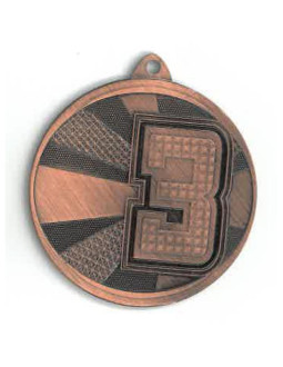 Medal stalowy brązowy trzecie miejsce mmc29050/b 2