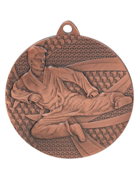 Medal brązowy- karate - medal stalowy