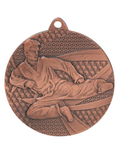 Medal brązowy- karate - medal stalowy