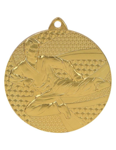 Medal złoty- karate - medal stalowy