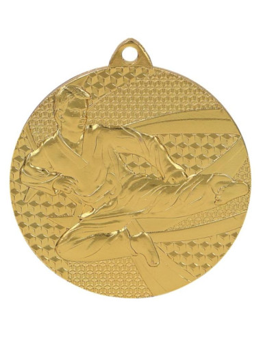 Medal złoty- karate - medal stalowy